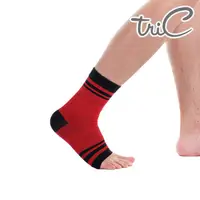 在飛比找PChome24h購物優惠-【Tric】台灣製造 專業運動防護用具-腳踝護套 紅色(1雙