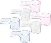 TOVINANNA Toothbrush Head Caps 6pcs Set Protective Covers for Io Round Brush Compact Travel Toothbrush Protector