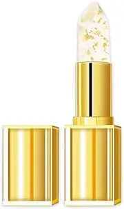 Color Changing Lipstick, Mood Lipstick Color Changing Long Lasting, Gold Crystal pH Chapstick, Transfer-Proof, Moisturizing Glossy Shine Lip Gloss for Women (1Pcs)
