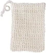 FRCOLOR 2 Pcs Sisal Delicate Wash Bag Soap Holder Shower Scrubber High Absorption Latex-free