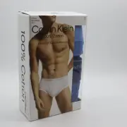 Calvin Klein Men's Cotton Classics 3-pack Brief Shoreline, Grey, Arona XXL - NEW