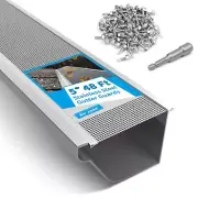 Air Jade Gutter Guard 5'', Super-Fine Coated Stainless Steel Mesh Needle and ...