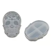 Halloween Skull Storage Box Mold 3D Irregular Skull Ice Cubes Chocolate Mould