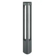LED Surface Mounted Grey Bollard Light IP54 3 Sections