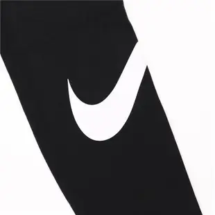 Nike 長褲 Swoosh Mid 女款 黑 彈性 經典 大勾 緊身褲 運動褲 褲子 CZ8531-010