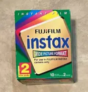 Fujifilm instax Wide Instant Camera Film Exposures Picture 20 Sheets NEW Sealed