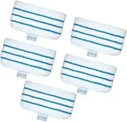 Eacam 5 Pack Mop Pads Replacement for Black + Decker Steam Mop FSM1610/ FSM1630 Washable Mopping Pad Accessories