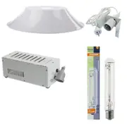 1000w HPS Grow Light Kit - Osram Bulb + 900mm Deep Bowl + Ballast