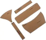 SEWACC 1 Set DIY Handbag Template Set No Cut Paper Pattern Kit for Crafting Sewing Durable Detailed Designs for Baguette Underarm Bags for DIY Lovers Scrapbooking