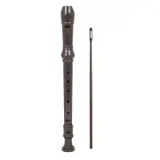 8 Hole Flute with Rod Soprano Recorder Clarinet Woodwind Instruments