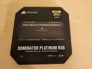 Corsair DOMINATOR PLATINUM RGB 32GB (2x16GB) PC5-49600 (DDR5-6200) CL36 DIMM...
