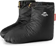 [windhike] Naturehike Ultralight Winter Goose Down Booties, Camping Warm & Cozy Down Sleeping Socks for Men & Women, Down Filled Slipper Boots with Storage Bag