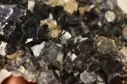 *FLUORITE* Cluster 10.5cm 203g Purple Natural Crystal Specimen Namibia