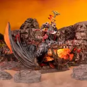 Kings of War: Salamander Clan Lord on Firedrake