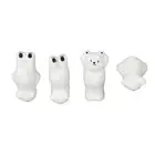 4pcs Nail Art Pen Holder Multipurpose Cute Little Bear Shape Small Lightweig WPD