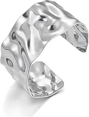 [Generic] Bangle Bracelet For Women Boho Cuff Bracelet Silver Bangle Bracelet Back To School Bracelet Open Cuff Bracelet Jewelry