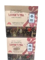 Ex-Ginseng Lover's Tea For women,Absolute-Natur 20 Bags --2 Boxes