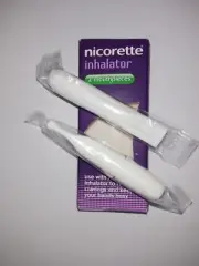 NICORETTE Inhalator White Mouthpieces X 2 - FREE INTERNATIONAL SHIPPING