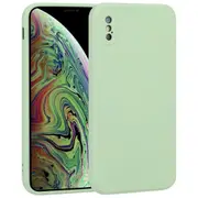 MCC iPhone Xs Max Soft Liquid Silicone Shockproof Case Cover Apple XsMax [Green]