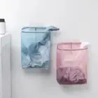 Wall Mounted Laundry Basket Mesh Laundry Storage Bag Household