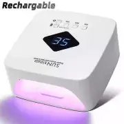 Rechargable Uv Led Nail Lamp Dryer With Hd Display Smart Drying Lamp Fast New