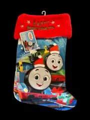 Thomas the Tank Engine & Friends 18" Velour Christmas Stocking NWT