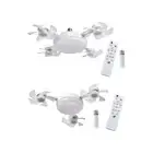 Ceiling Fan with Light and Remote Control Dimmable Light for Home Bedroom