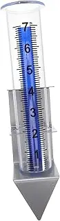 2 Pack Garden Rain Gauge Outdoor Rainfall Gauge Bracket Plastic Material Weather Monitoring for Yard