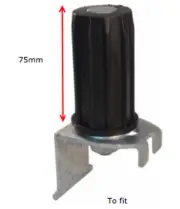 Adjustable Hinge Pin for Bottom Hinge 32NB Long Pin