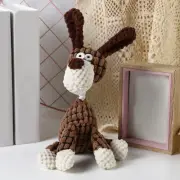 Donkey Shape Pet Dog Toy Dog Cat Squeaky Plush Toy Chew Molar Cute Toy