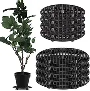 8Pcs Plant Stand Indoor Outdoor, Plant Level Pot Elevator- 2 Size Plant Riser Holder Plastic Floor Protector Plant Trivet, Heavy Planter Holder for Prevent Rot and Damage on Patio & Deck(7.9"&11.8" )
