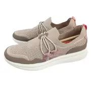 Clarks Cloudsteppers Ezera Run Slip On Comfort Loafers Sneakers Taupe Size 8
