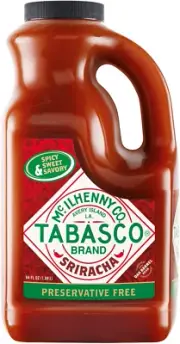 TABASCO Sriracha Sauce, Thick, Rich and Preservative-Free, 1.89 L