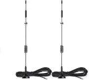 2pcs Bingfu 4G LTE Antenna 8dBi Magnetic Base Cellular MIMO TS9 Antenna for Mifi