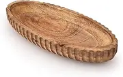 Indus Lifespace Decorative Bowls Mango Wood Home Decor Home Decorative Centerpiece Centerpiece Bowl for Table (14" x 6" x 2.25")