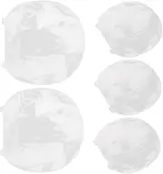 UPKOCH 5Pcs Transparent Adhesive Protective Film for Table Tennis Rackets Double Sided Thick Protector Optimal Safety for Paddle Adhesion for Players