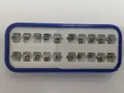 10 Cases (200 pcs) BRACKETS MIM Monoblock Mini ROTH or MBT 0.18 or 0.22 W/H 345