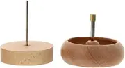 Gogogmee Wooden Bead Spinner DIY Jewelry Maker Tool for Bead Necklace Bracelet Making