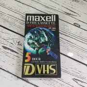 RARE Maxell D-VHS Cassette Blank 5 Hour DF-300 For Digital Satellite-TV SEALED
