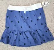 Old Navy Girls XL 12/14 Skort Cotton Ruffle Bottom Drawstring Waist Summer Skirt
