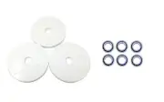 3 Drive Wheel + 6 Bearings For Polaris C6 C-6 C60 For Pool Cleaners 180 280