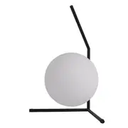 Drake Modern Glass Ball Table Lamps Matt Black | Replica IC Flos