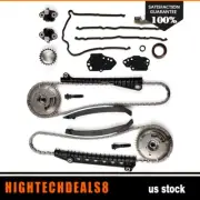 Timing Chain Kit Cam Phaser & Cover Gasket For 05-08 Ford F-250 Super Duty 5.4L