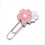 cute creative metal flower office school decorative paper clips kawaii student bookmark for books stationery supplies