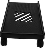 Operitacx Mobile CPU Stand with Wheels PC Holder for Computer Tower Design for Easy Movement Ventilation for Home Office Use