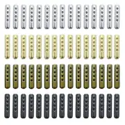 200 PCS Metal Aglets DIY 3 Holes Shoelaces Repair Shoe Lace Tips Replacement,...