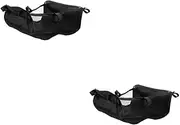 CATIEBYE 2pcs Stroller Storage Basket Lightweight Organizer for Pushchair Bottom Versatile Stroller Storage for Essentials