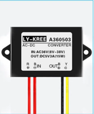 AC-DC Buck Converter Step Down Module Power Supply AC 36V to DC5V 3A