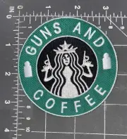 Guns And Coffee Patch Starbucks 2nd Amendment Rights Firearms & Conservative GOP