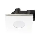 Mercator 290mm White Plug-In Square Exhaust Fan with Tri-Colour LED Light
